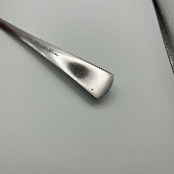 Reed & Barton NARVIK Rebacraft Glossy Stainless‎ Flatware Serving Spoon - Picture 4 of 9